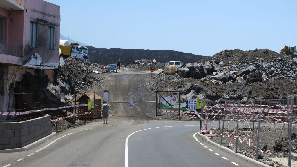 Vulkan-Exkursion La Palma - am 9. Juni 2022. Neun Monate nach der Eruption.