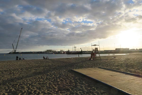 Los Cristianos - Playa y puerto