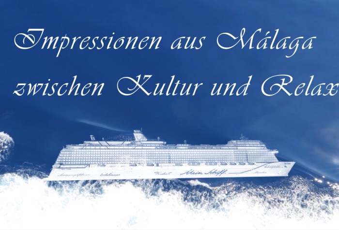Das große Taufereignis in Málaga für die Taufe der Mein Schiff Relax