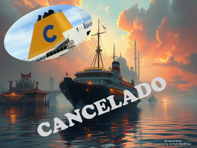 Turismo de cruceros: AIDA y Costa cancelan anticipadamente toda su temporada 2026-27 en&nbsp;Oriente.