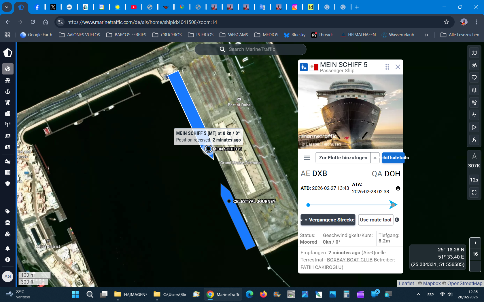 Cruceros en el Oriente medio