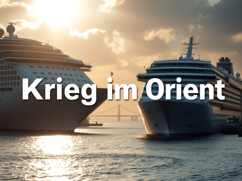 Kreuzfahrten im Kreuzfeuer: Krieg im Orient. MSC Cruises annulliert bereits. Carnival Corp.-Schiffe nicht&nbsp;betroffen.