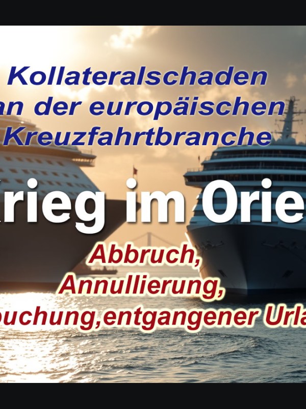 Kreuzfahrten im Kreuzfeuer: Krieg im Orient. MSC Cruises annulliert bereits. Carnival Corp.-Schiffe nicht&nbsp;betroffen.