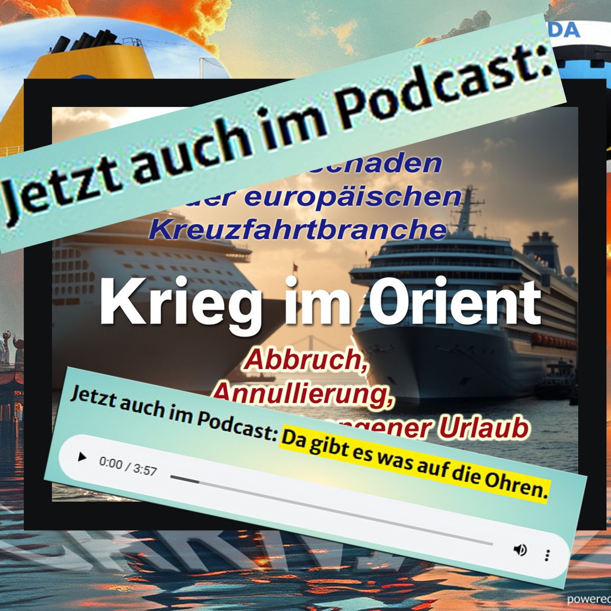Kreuzfahrt-Rückzug durch weltweite Polit-Krise: Orient-Tourismus vor dem Kollaps – Flugreisen als&nbsp;Alternative